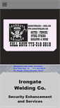 Mobile Screenshot of irongatewelding.com