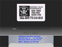 Tablet Screenshot of irongatewelding.com